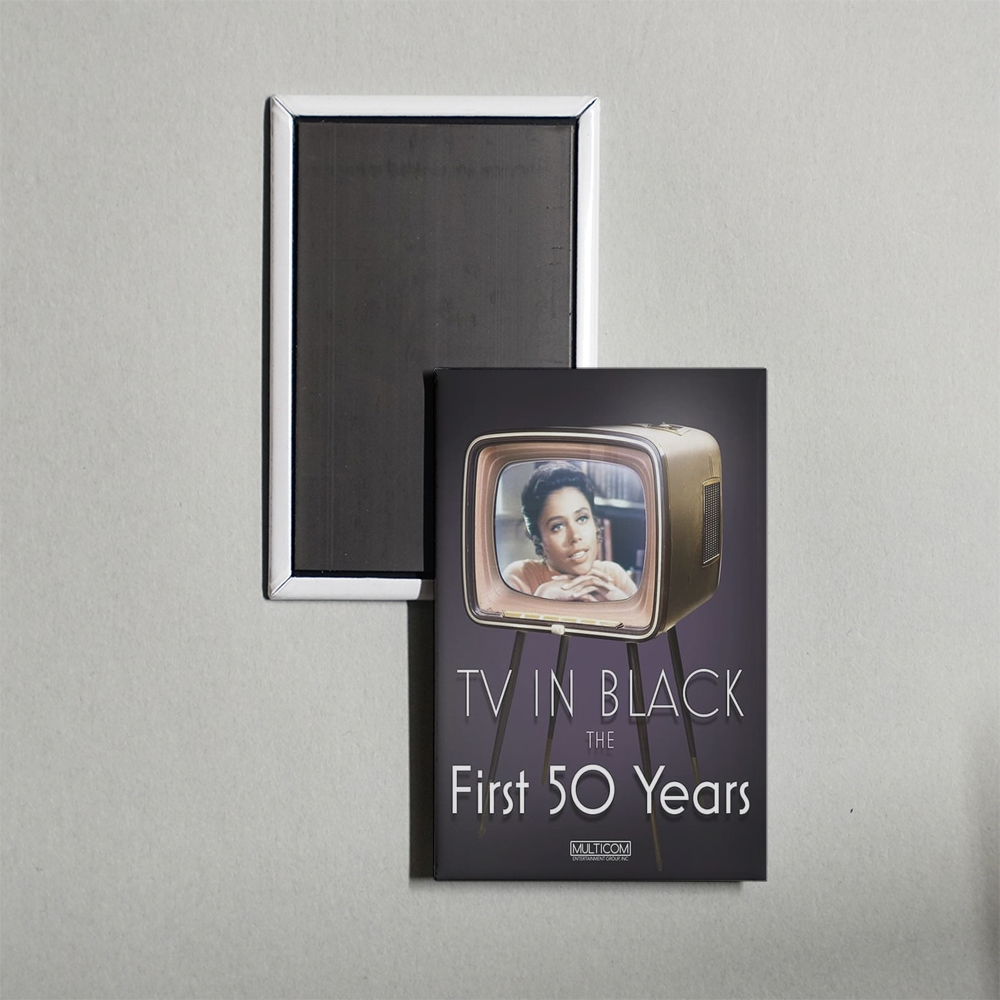 TV in Black The First Fifty Years Mini Movie Fridge Magnet