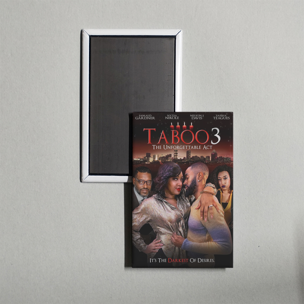 Taboo 3 The Unforgettable Act Mini Movie Fridge Magnet