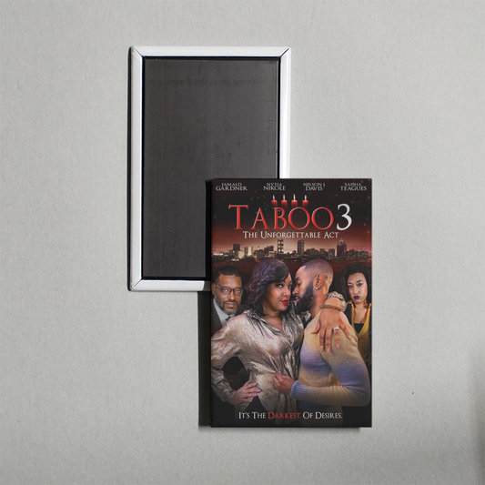 Taboo 3 The Unforgettable Act Mini Movie Fridge Magnet