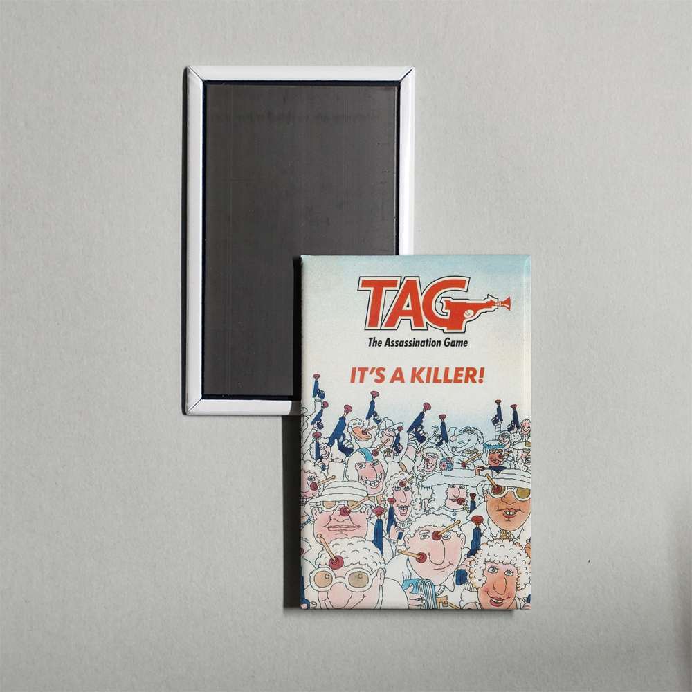 Tag The Assassination Game Mini Movie Fridge Magnet
