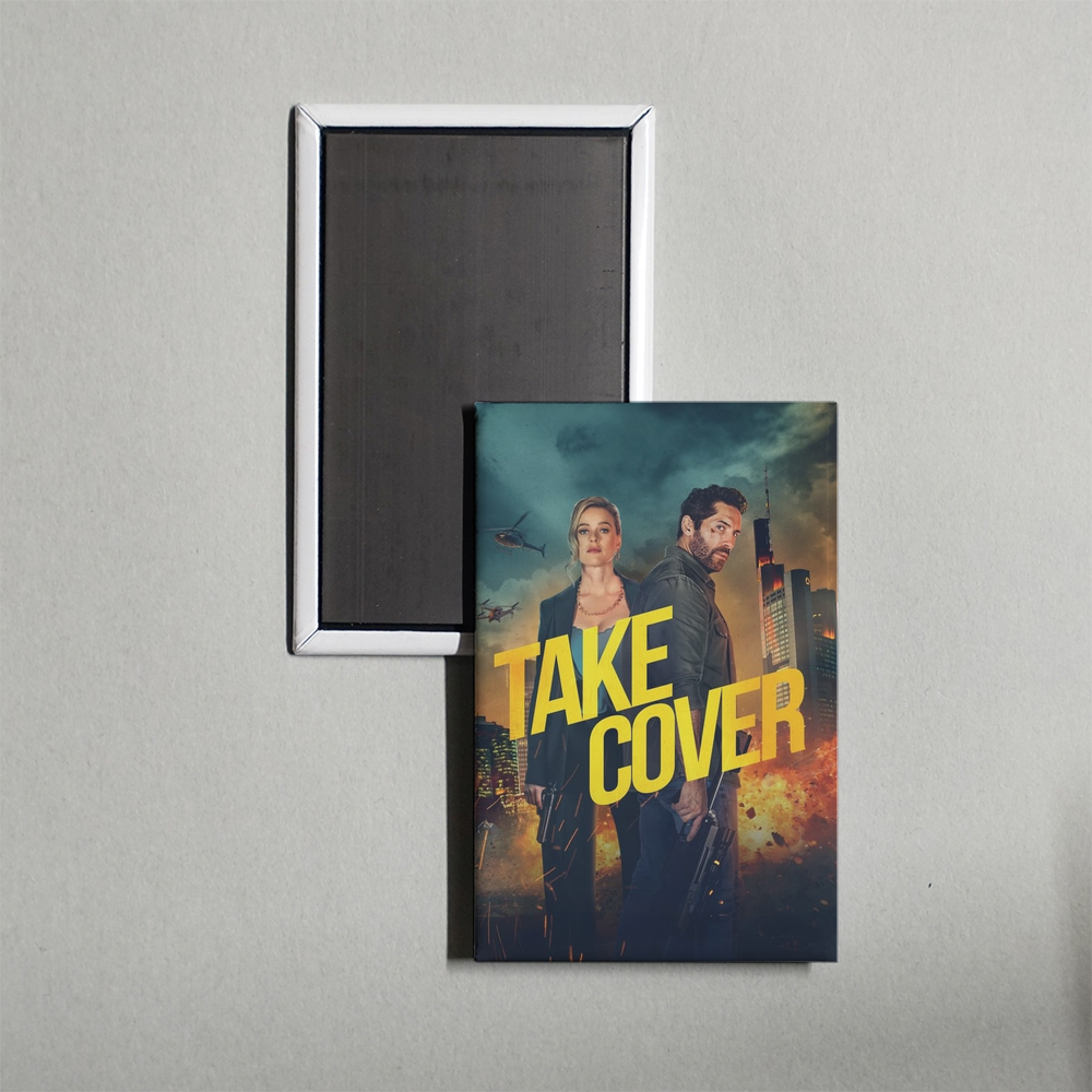 Take Cover Mini Movie Fridge Magnet