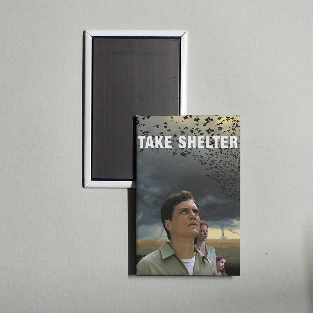 Take Shelter Mini Movie Fridge Magnet