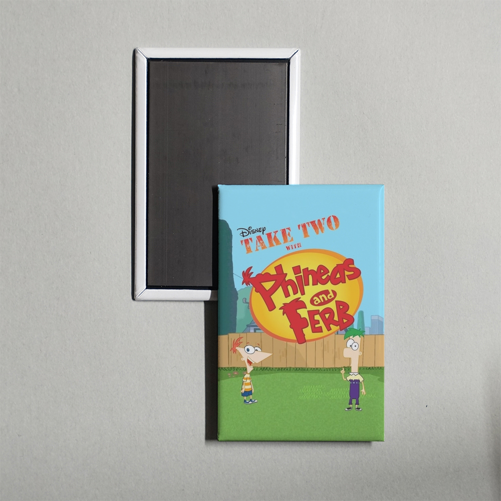 Take Two with Phineas and Ferb TV Show Fridge Magnet