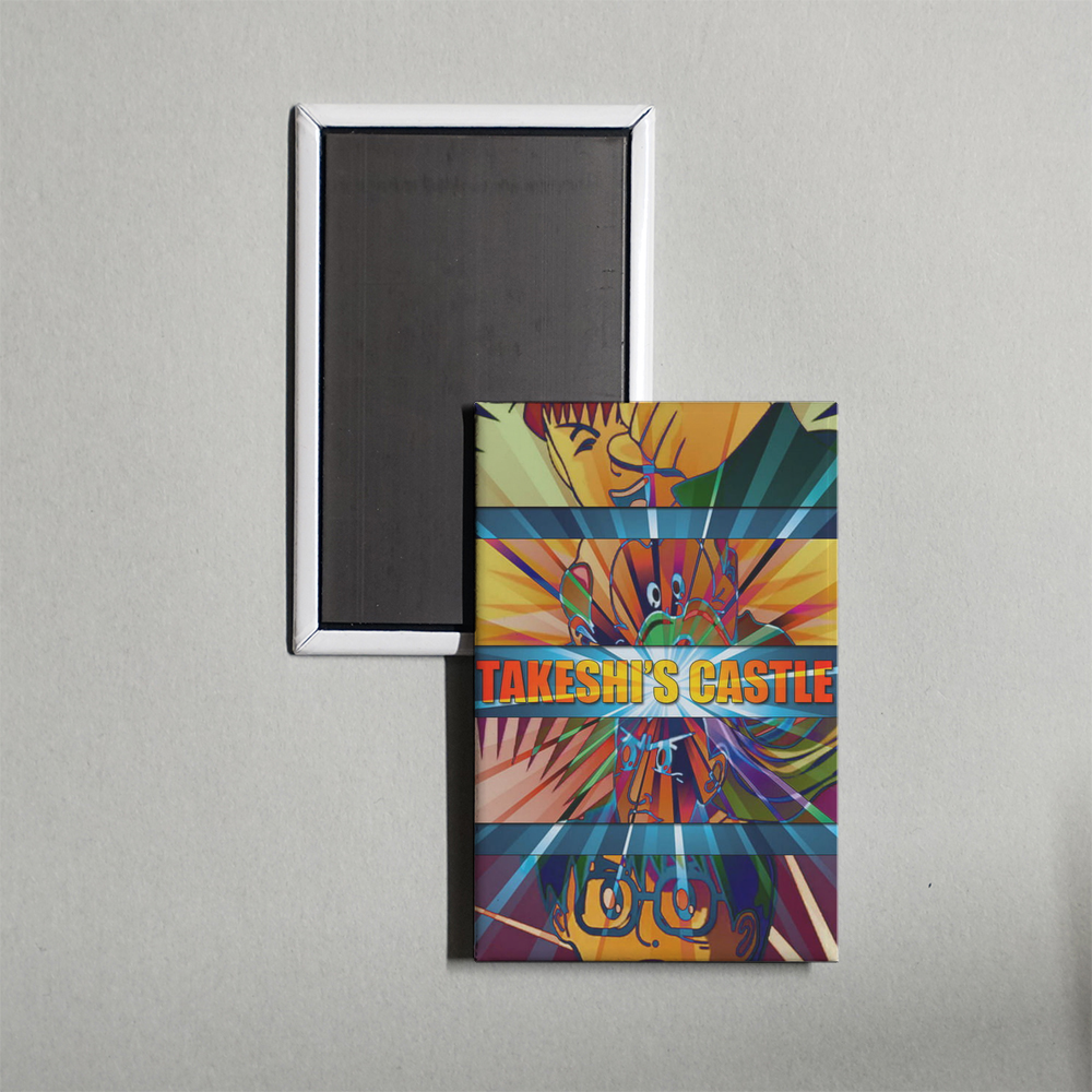 Takeshi's Castle TV Show Fridge Magnet
