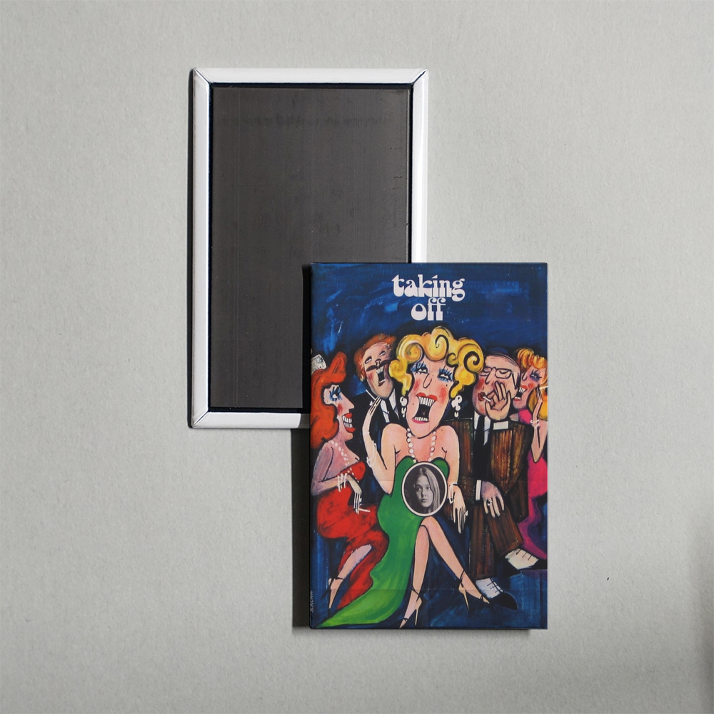 Taking Off Mini Movie Fridge Magnet