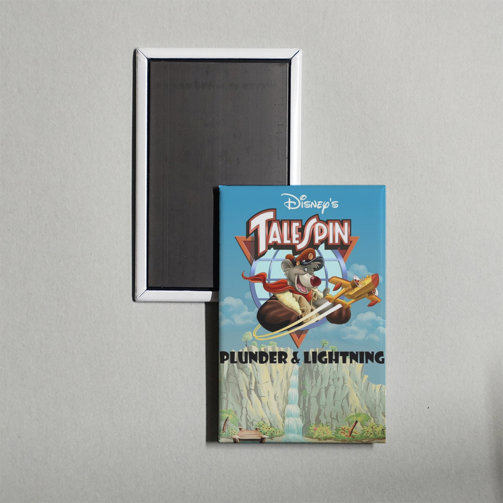 Talespin Plunder & Lightning Mini Movie Fridge Magnet