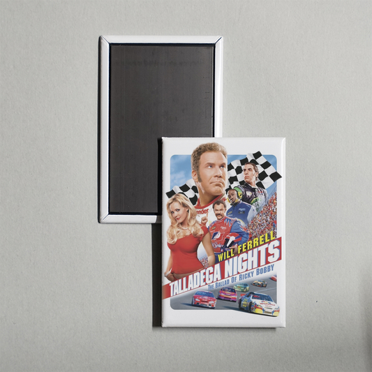 Talladega Nights The Ballad of Ricky Bobby Mini Movie Fridge Magnet
