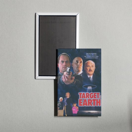 Target Earth Mini Movie Fridge Magnet