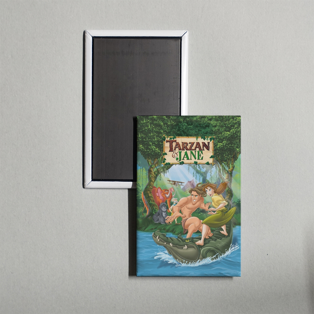 Tarzan & Jane Mini Movie Fridge Magnet