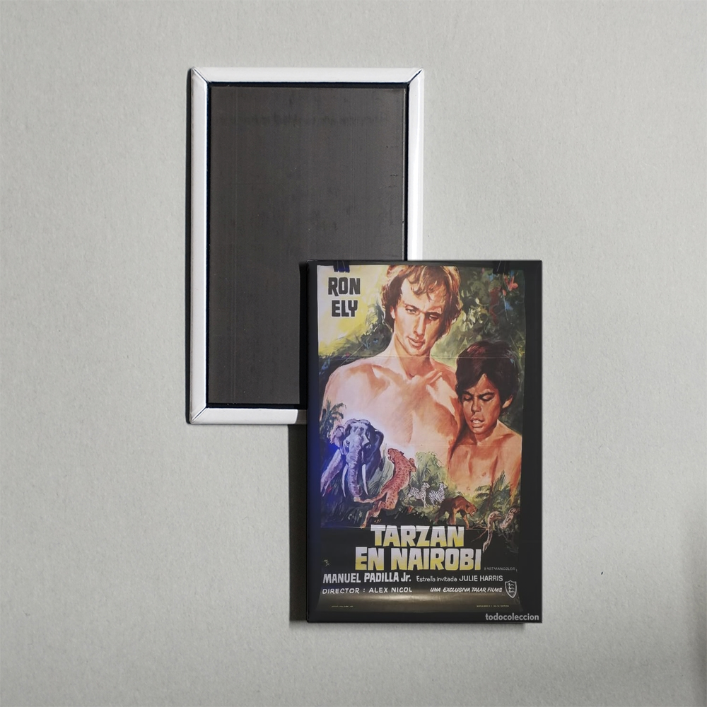 Tarzan and the Perils of Charity Jones Mini Movie Fridge Magnet