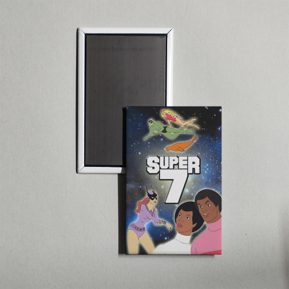 Tarzan and the Super 7 TV Show Fridge Magnet