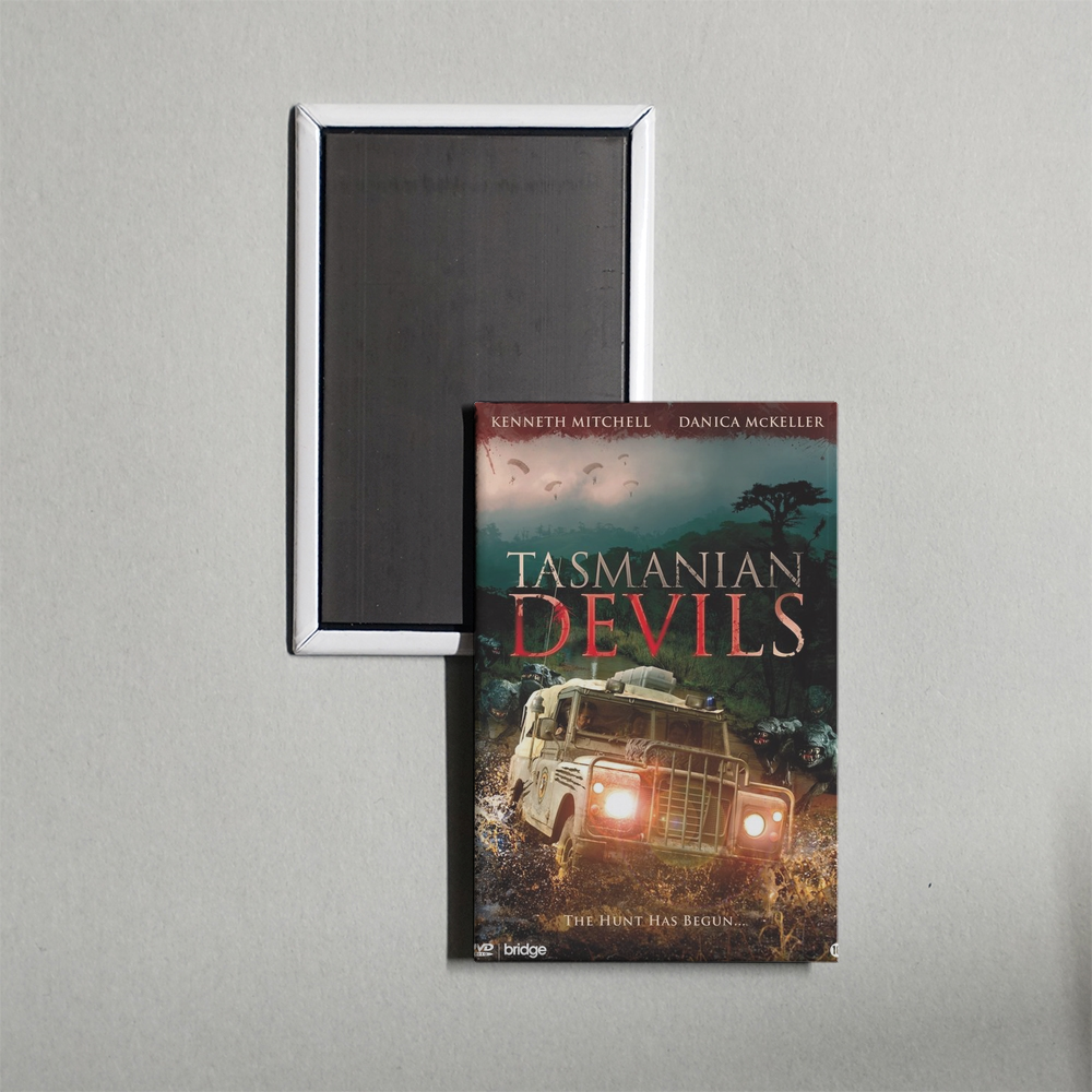 Tasmanian Devils Mini Movie Fridge Magnet
