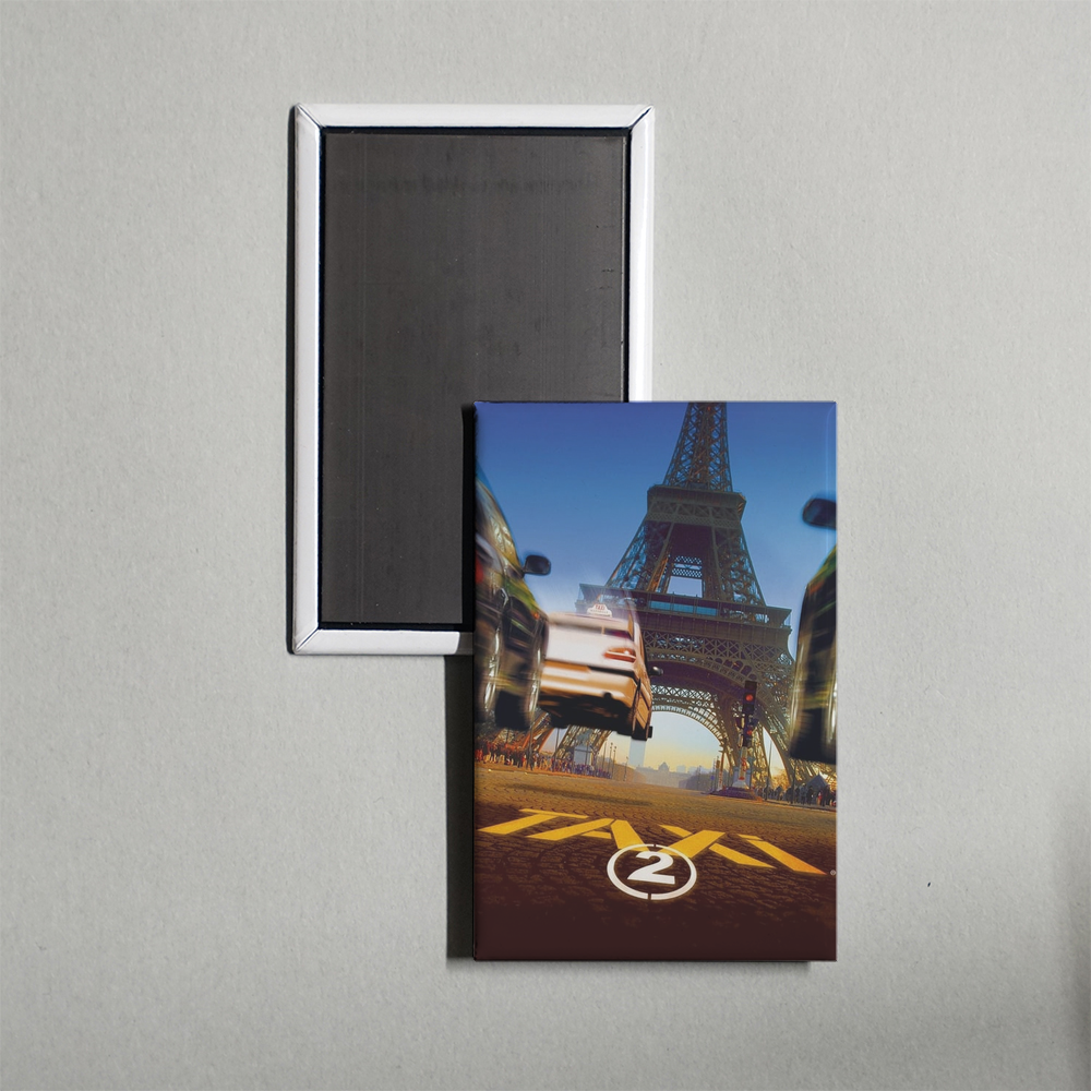Taxi 2 Mini Movie Fridge Magnet
