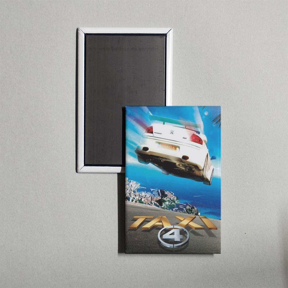 Taxi 4 Mini Movie Fridge Magnet