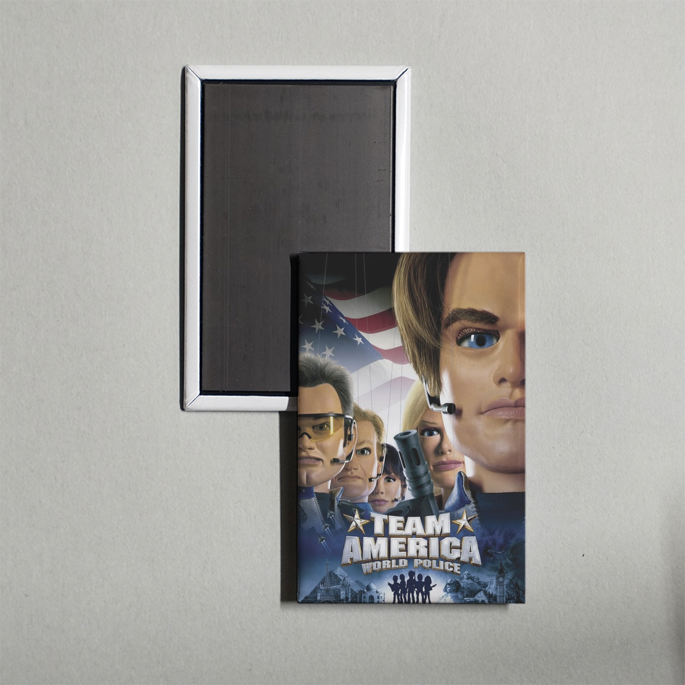 Team America World Police Mini Movie Fridge Magnet