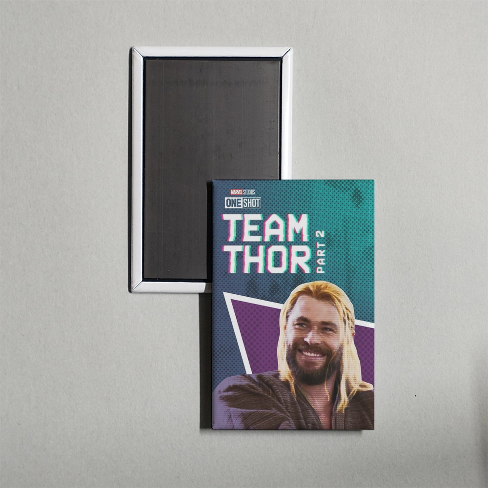 Team Thor Part 2 Mini Movie Fridge Magnet