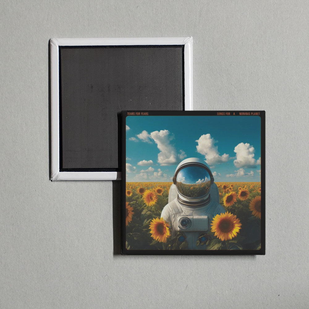 Tears for Fears - Songs For A Nervous Planet Album Cover Fridge Magnet