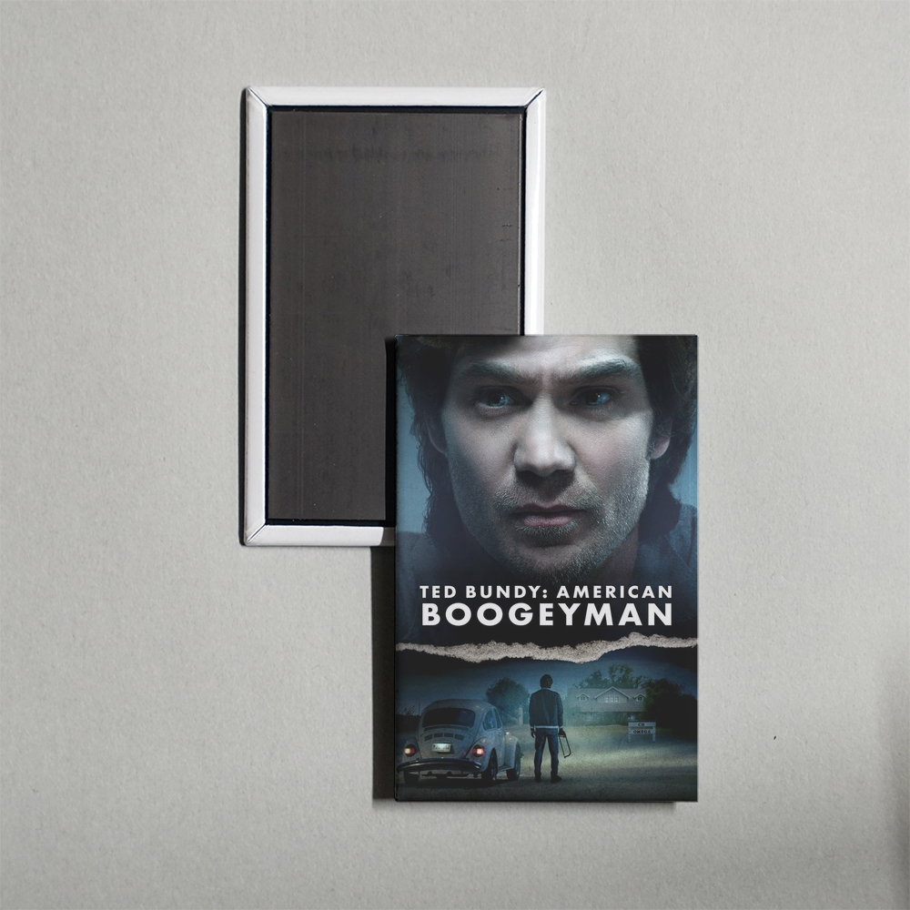Ted Bundy American Boogeyman Mini Movie Fridge Magnet