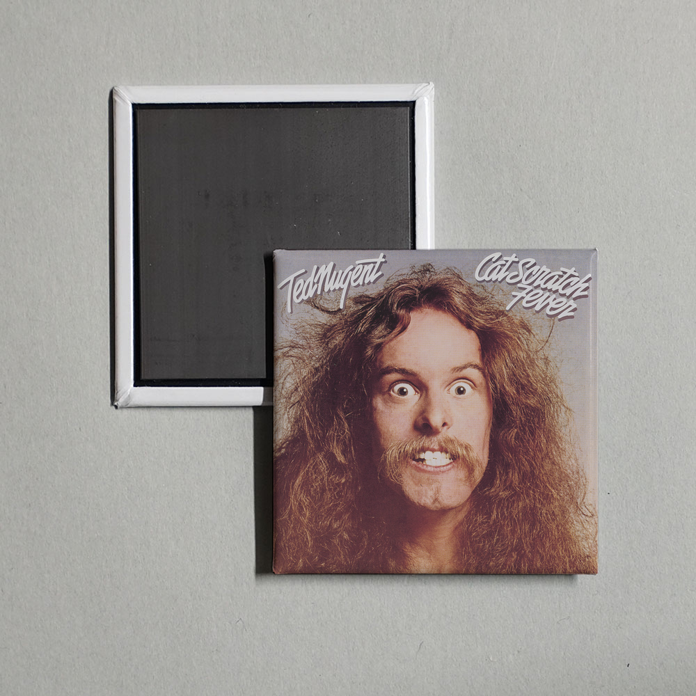 Ted Nugent - Cat Scratch Fever Album Cover Fridge Magnet