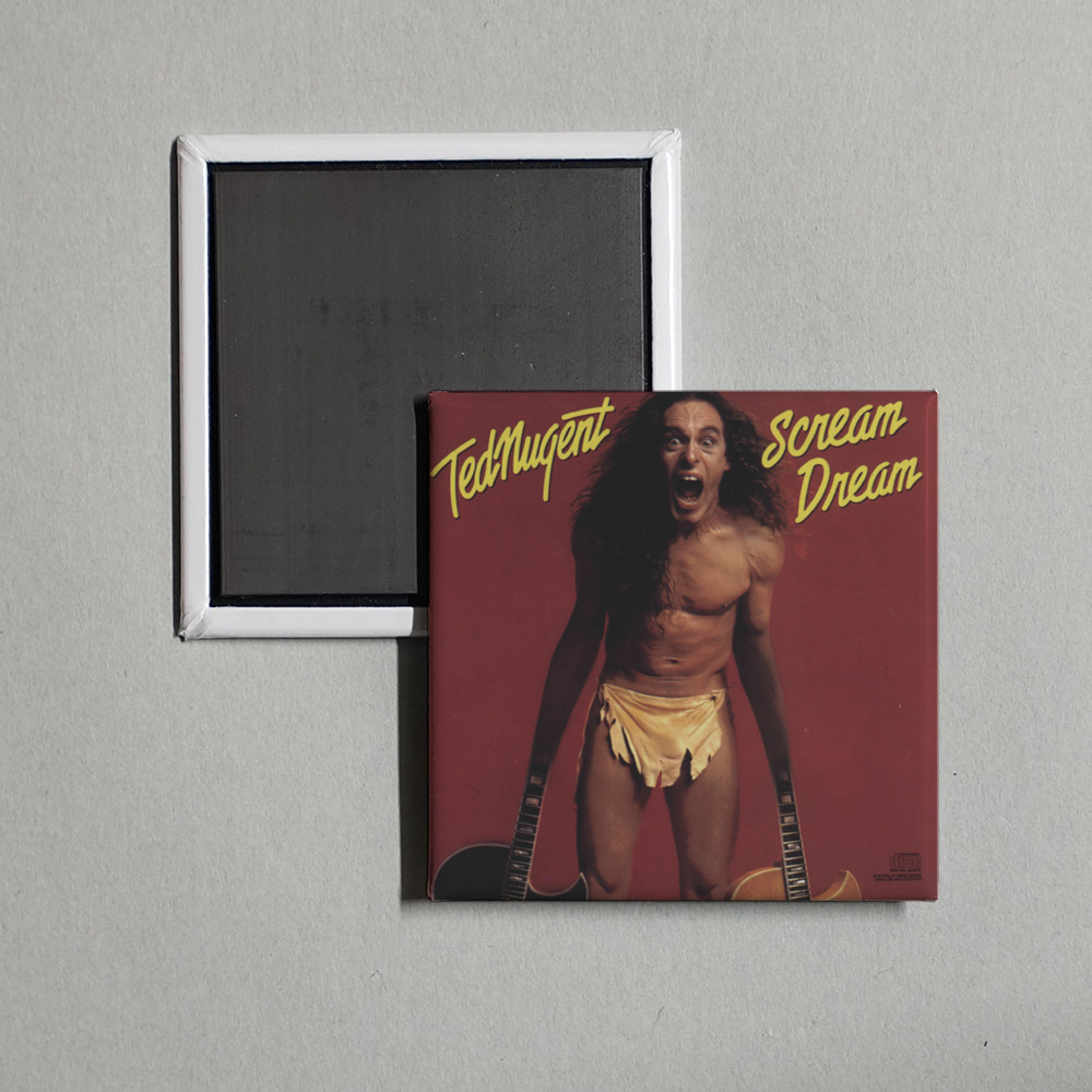 Ted Nugent - Scream Dream Album Cover Fridge Magnet