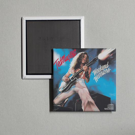 Ted Nugent - Weekend Warriors Album Cover Fridge Magnet