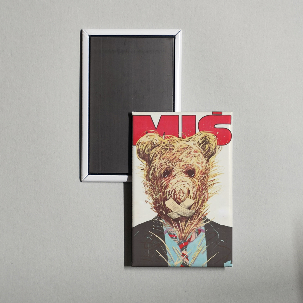 Teddy Bear Mini Movie Fridge Magnet