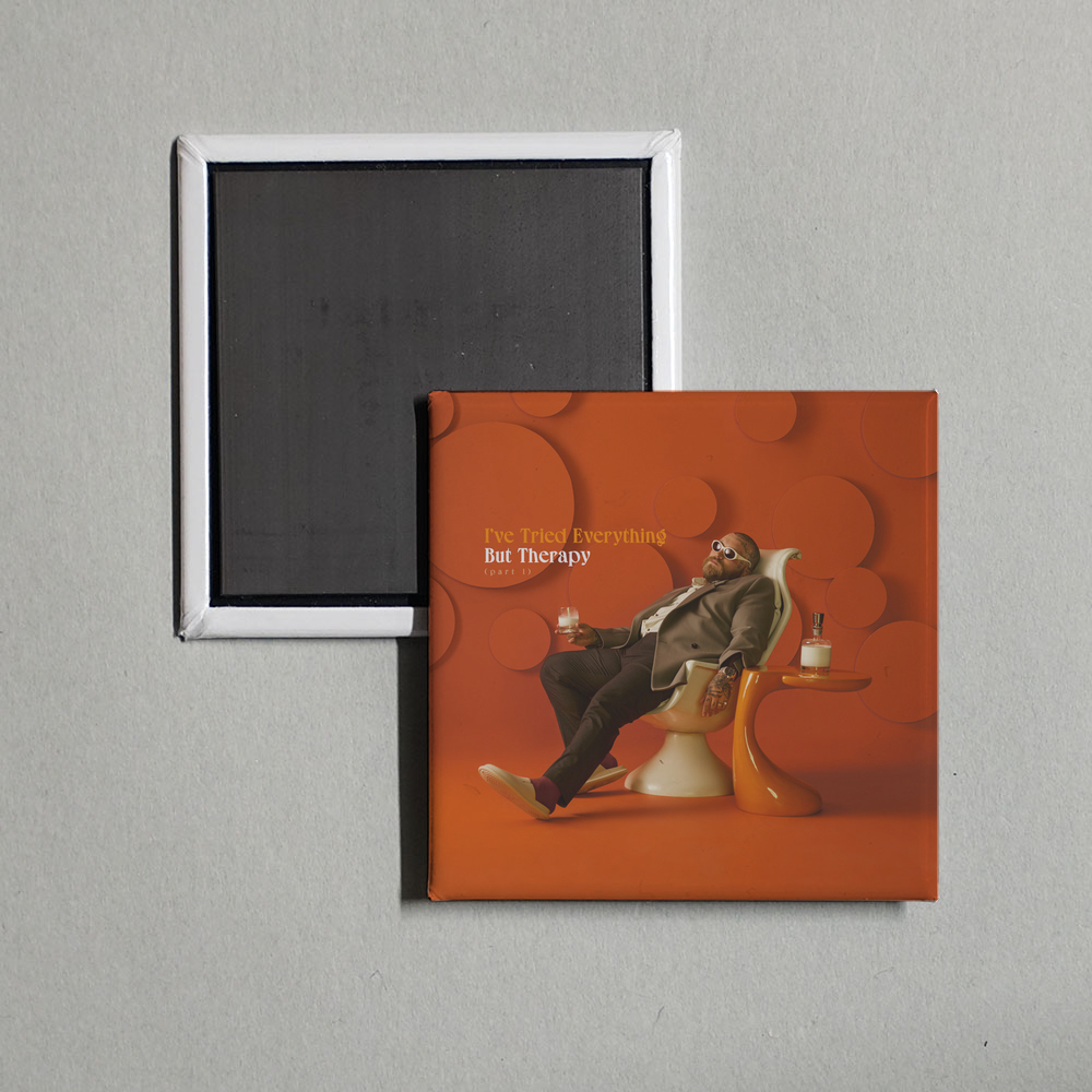 Teddy Swims - I've Tried Everything But Therapy (Part 1) Album Cover Fridge Magnet