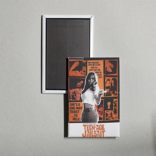Teen-Age Jail Bait Mini Movie Fridge Magnet