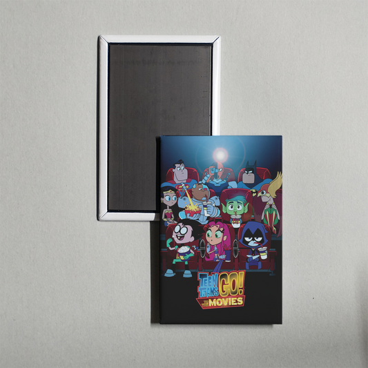 Teen Titans Go! To the Movies Mini Movie Fridge Magnet