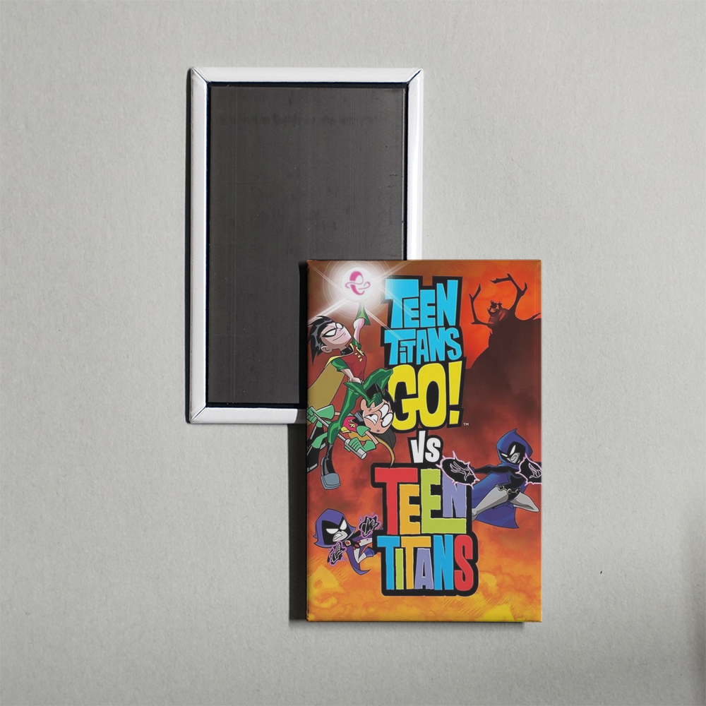 Teen Titans Go! vs. Teen Titans Mini Movie Fridge Magnet