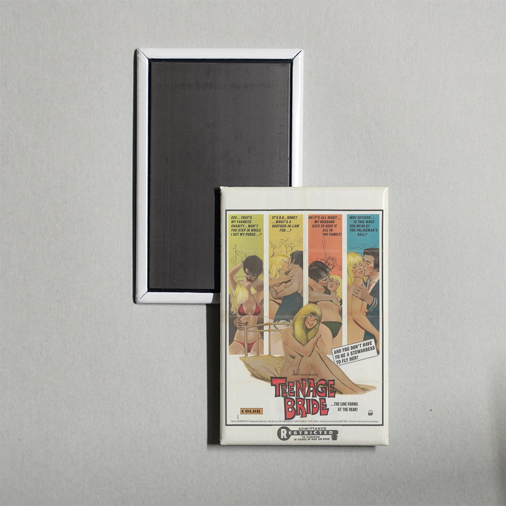 Teenage Bride Mini Movie Fridge Magnet