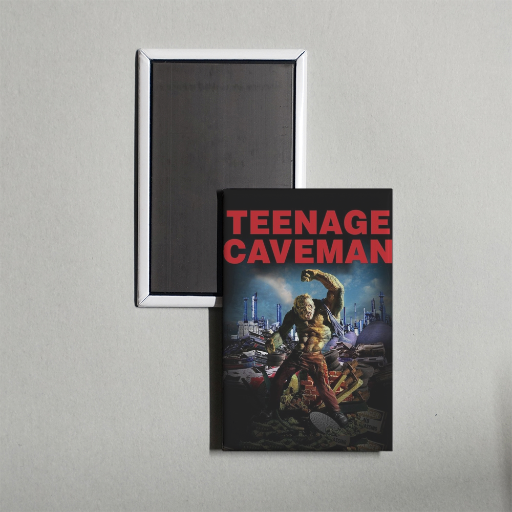 Teenage Caveman Mini Movie Fridge Magnet