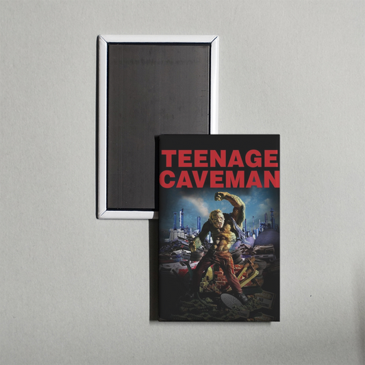Teenage Caveman Mini Movie Fridge Magnet
