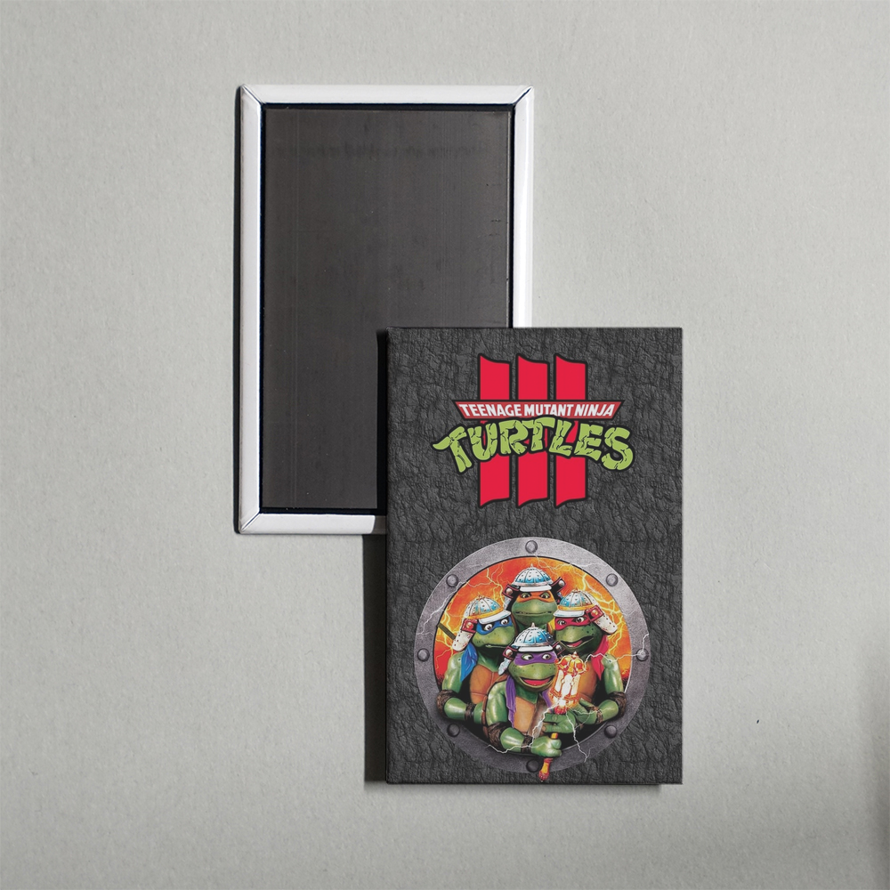 Teenage Mutant Ninja Turtles III Mini Movie Fridge Magnet