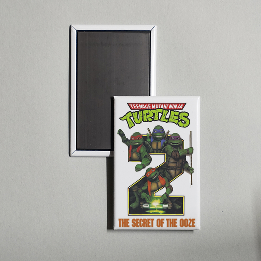 Teenage Mutant Ninja Turtles II The Secret of the Ooze Mini Movie Fridge Magnet