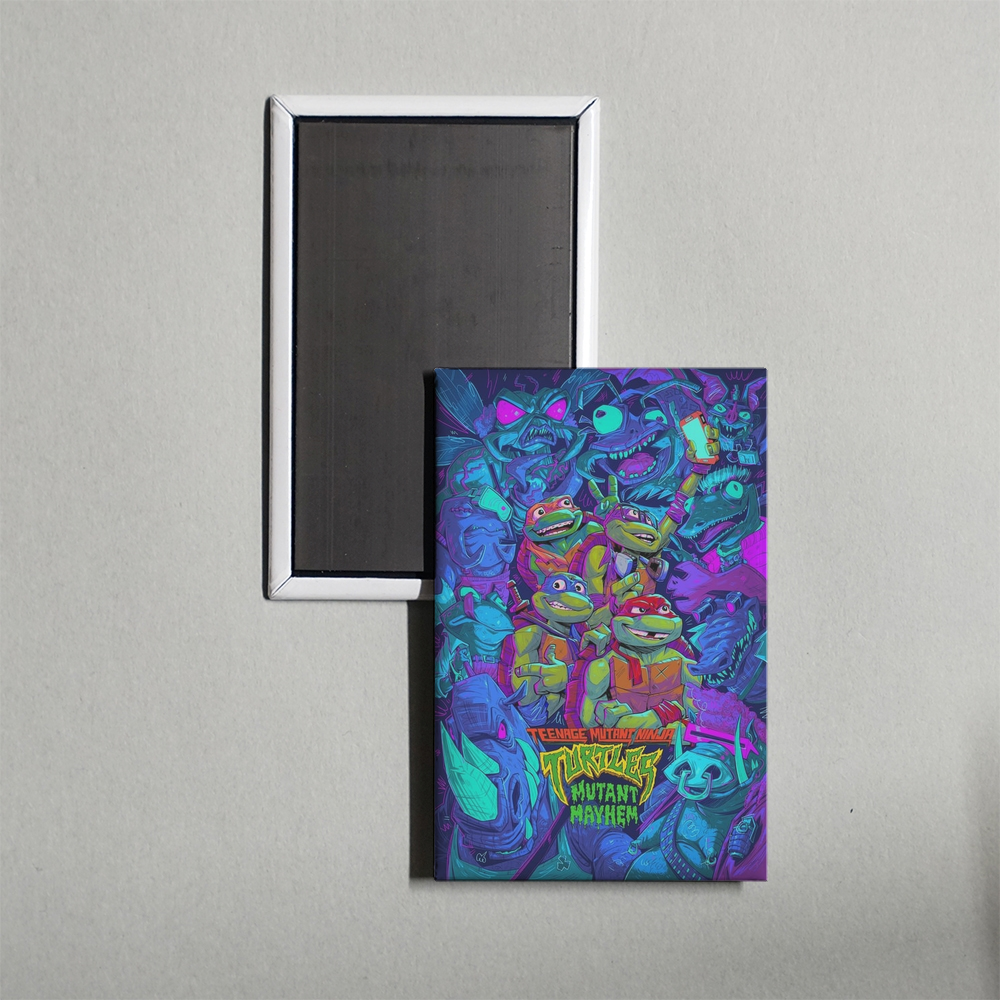 Teenage Mutant Ninja Turtles Mutant Mayhem Mini Movie Fridge Magnet