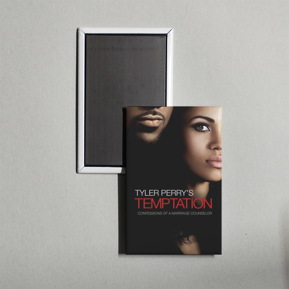 Temptation Confessions of a Marriage Counselor Mini Movie Fridge Magnet