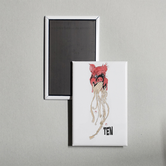 Ten Mini Movie Fridge Magnet