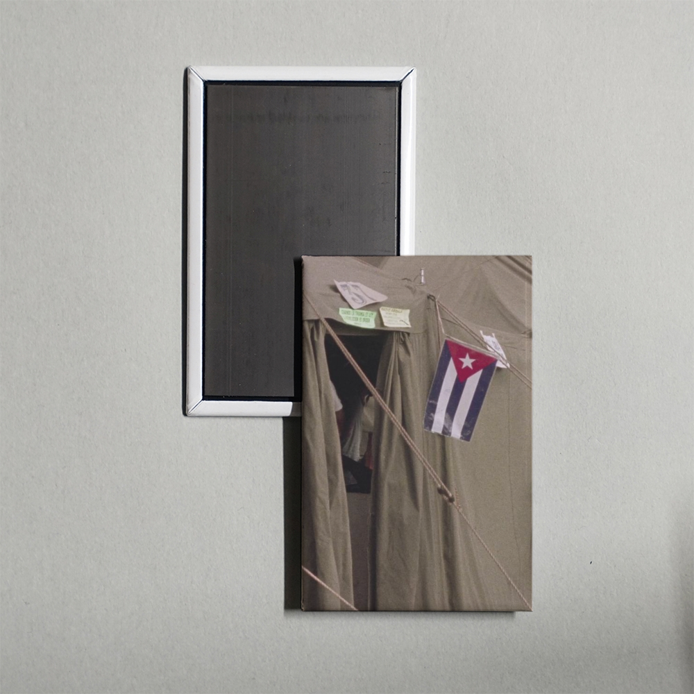 Tent City Mini Movie Fridge Magnet