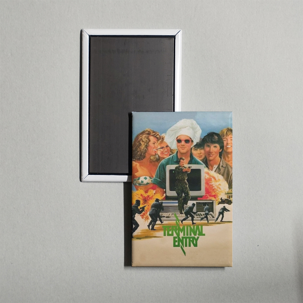 Terminal Entry Mini Movie Fridge Magnet