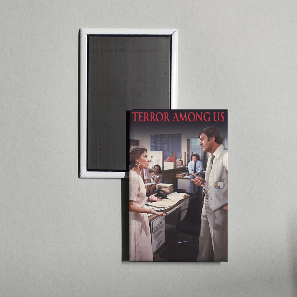 Terror Among Us Mini Movie Fridge Magnet