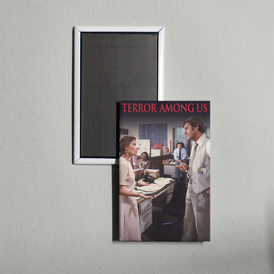 Terror Among Us Mini Movie Fridge Magnet