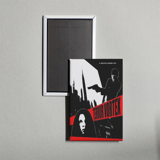 Terror Vortex Mini Movie Fridge Magnet