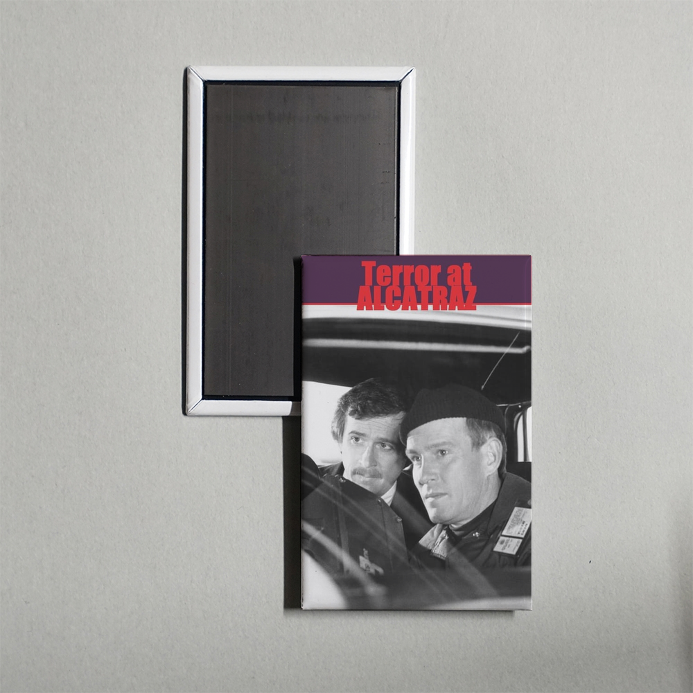 Terror at Alcatraz Mini Movie Fridge Magnet