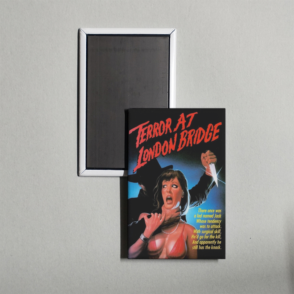 Terror at London Bridge Mini Movie Fridge Magnet