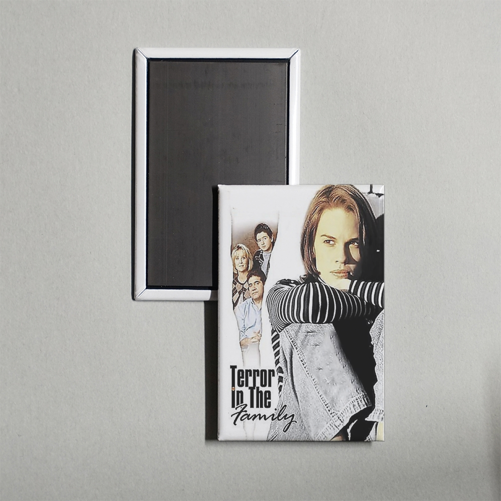 Terror in the Family Mini Movie Fridge Magnet