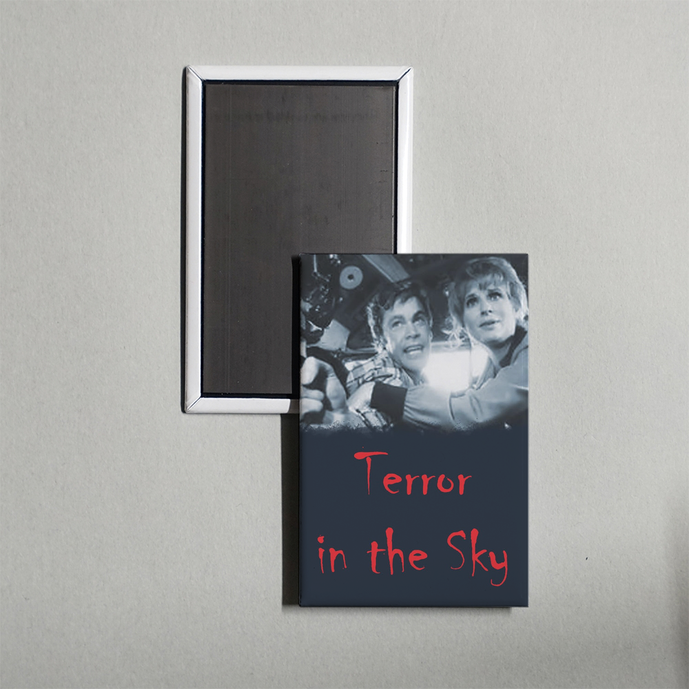 Terror in the Sky Mini Movie Fridge Magnet