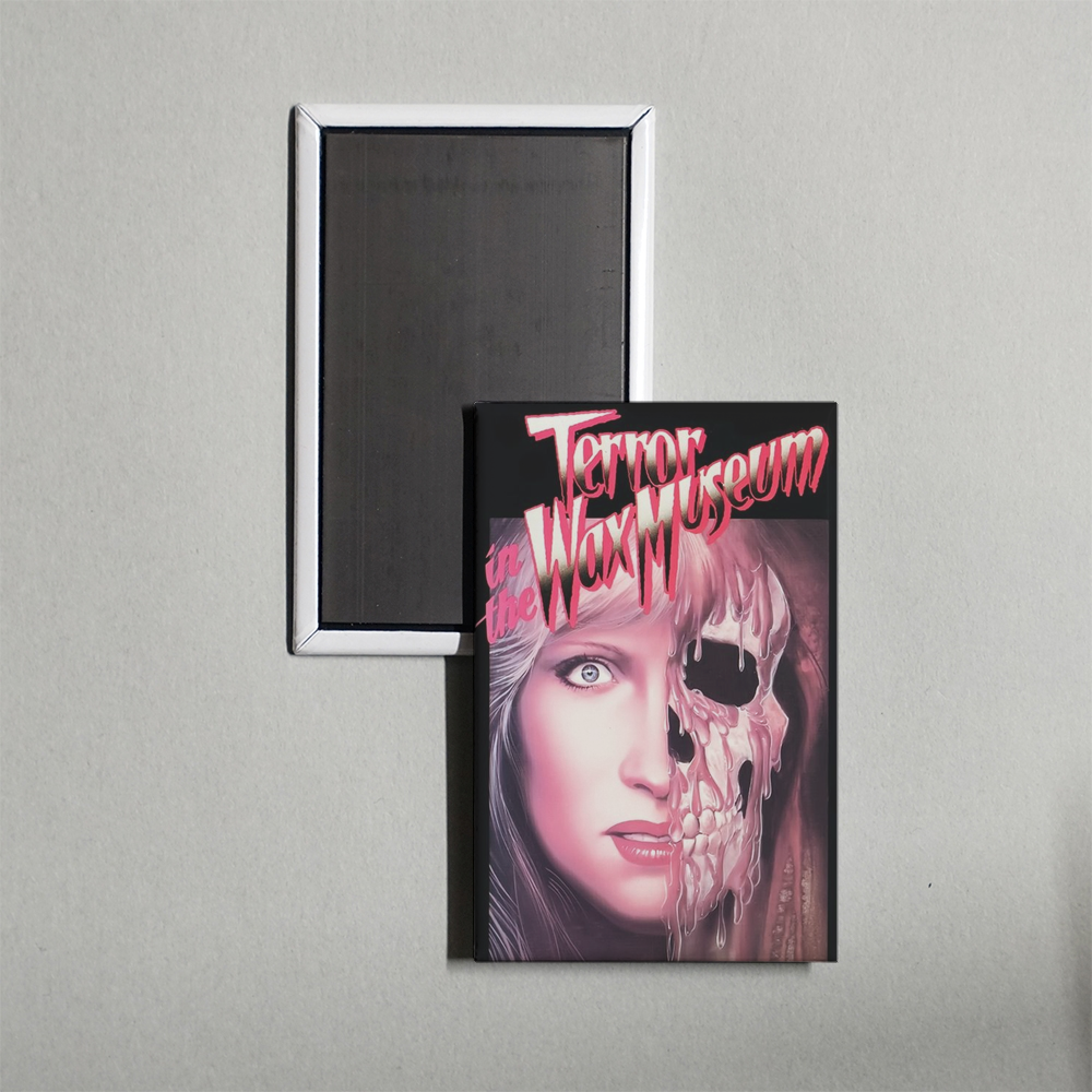 Terror in the Wax Museum Mini Movie Fridge Magnet