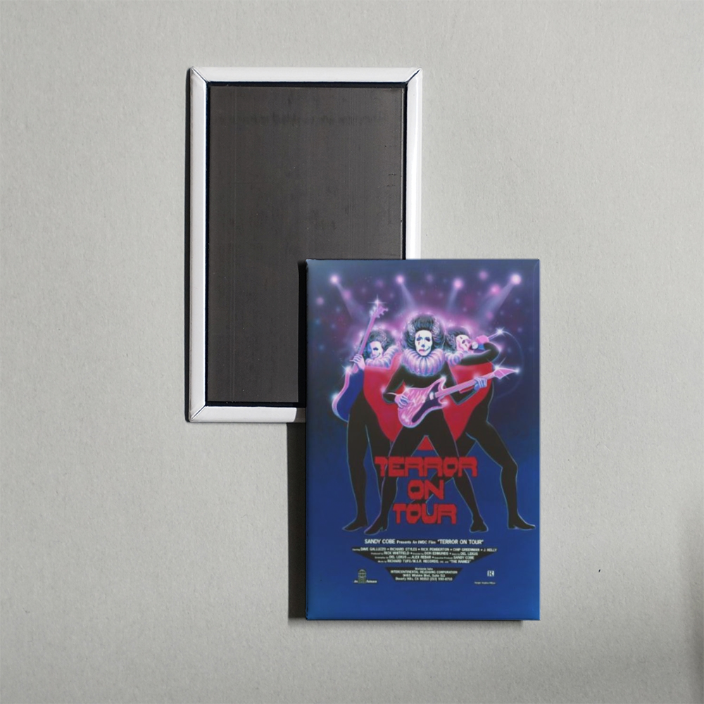 Terror on Tour Mini Movie Fridge Magnet