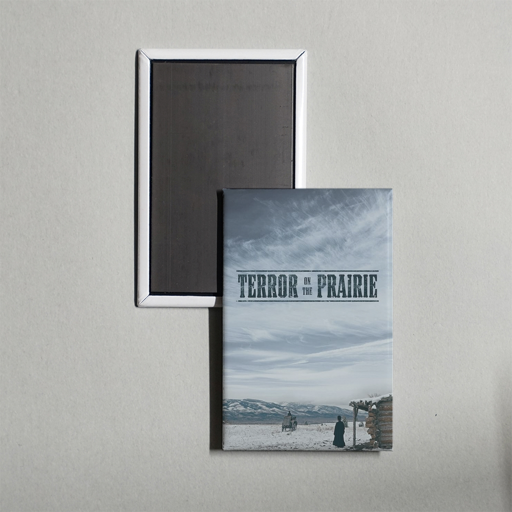 Terror on the Prairie Mini Movie Fridge Magnet